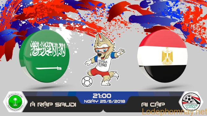 Soi kèo nhận định Ả Rập Saudi vs Ai Cập ngày 25/6 World Cup 2018
