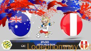 Soi kèo nhận định Úc vs Peru ngày 26/6 World Cup 2018